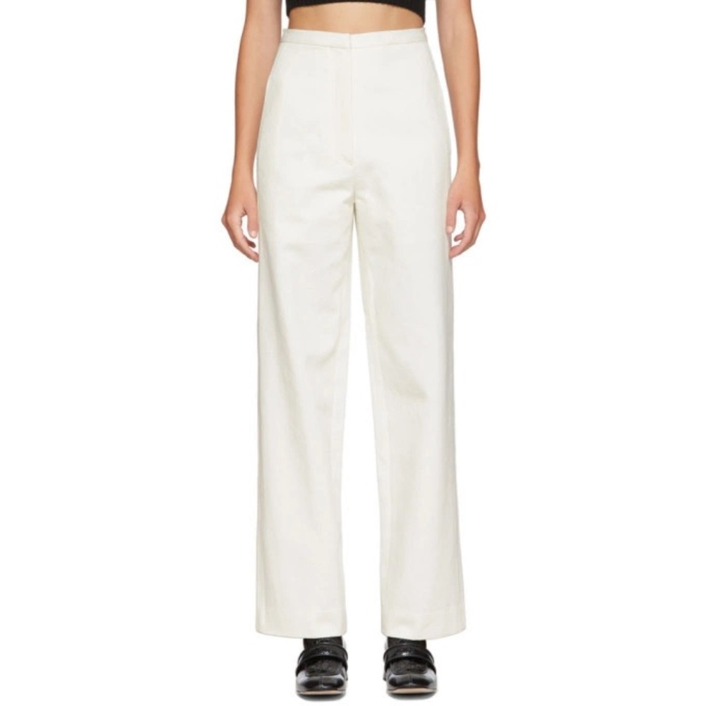 LVIR WOOL SLIT PANTS LARGE